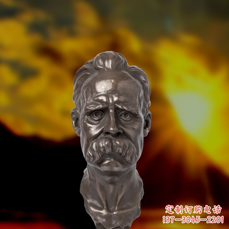 福建尊贵的尼采铜雕头像