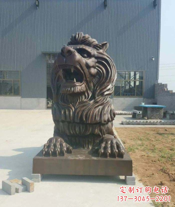福建精美的欧式狮子铜雕