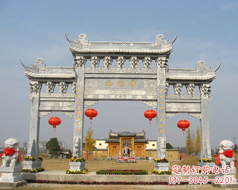福建特色石雕牌坊,用心雕就是一种艺术