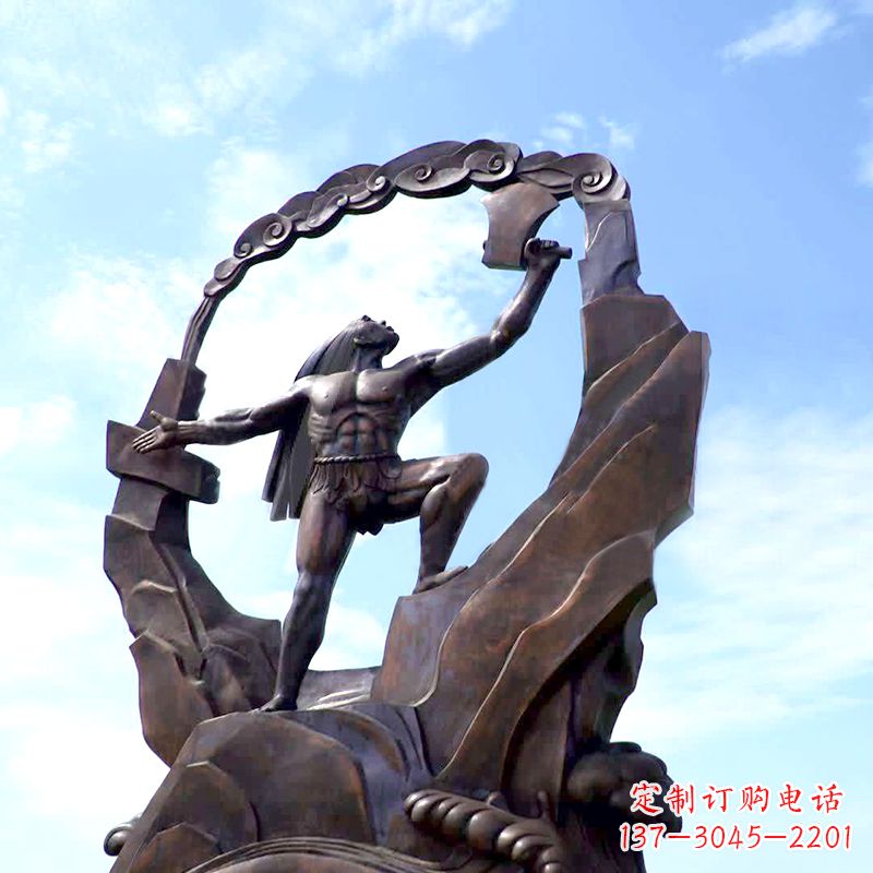 福建盘古开天大型景观雕塑