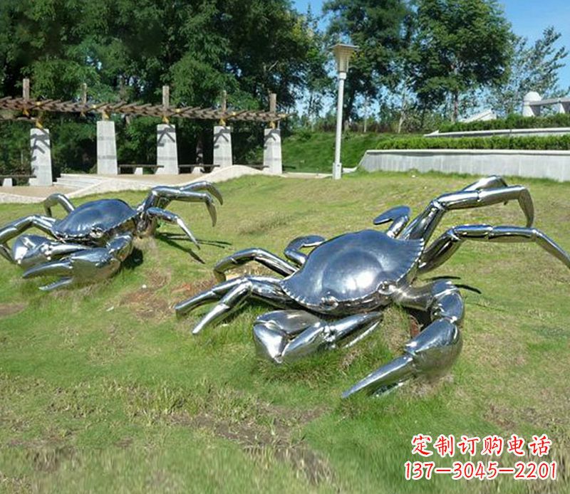 福建精美不锈钢螃蟹雕塑