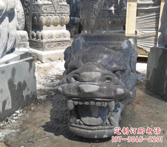 福建传承巨龙传说的高品质龙头雕塑