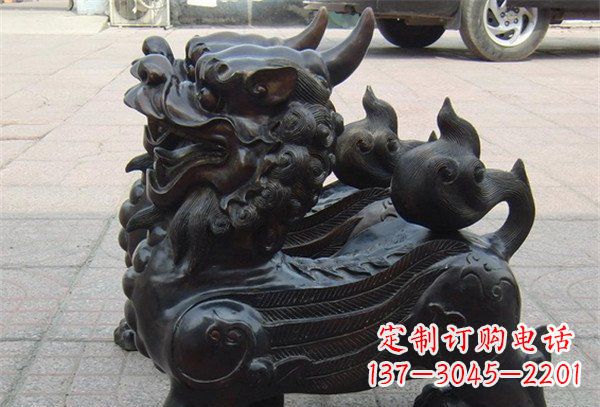 福建貔貅辟邪神兽铜雕