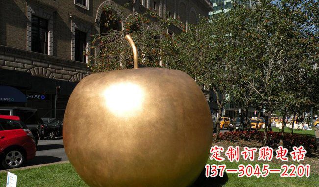 福建苹果城市景观铜雕,精致绝美!