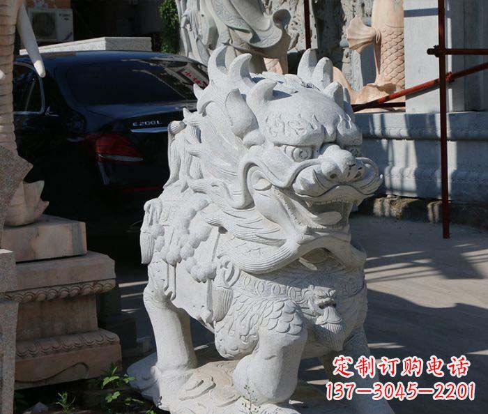 福建精致的麒麟雕塑,艺术之美绽放世间