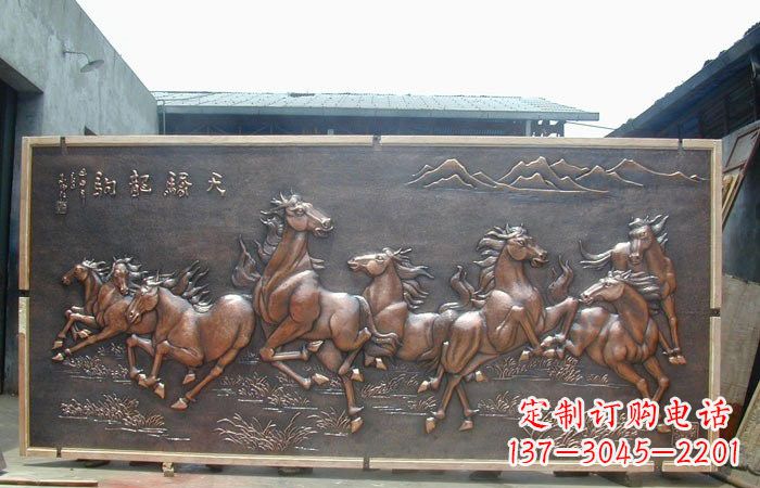 福建中领雕塑:古典造型的精美马雕塑