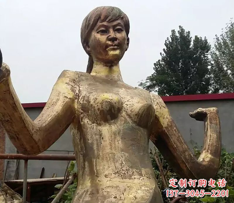 福建中领雕塑的精美青年雕塑经典实物塑造,给人…
