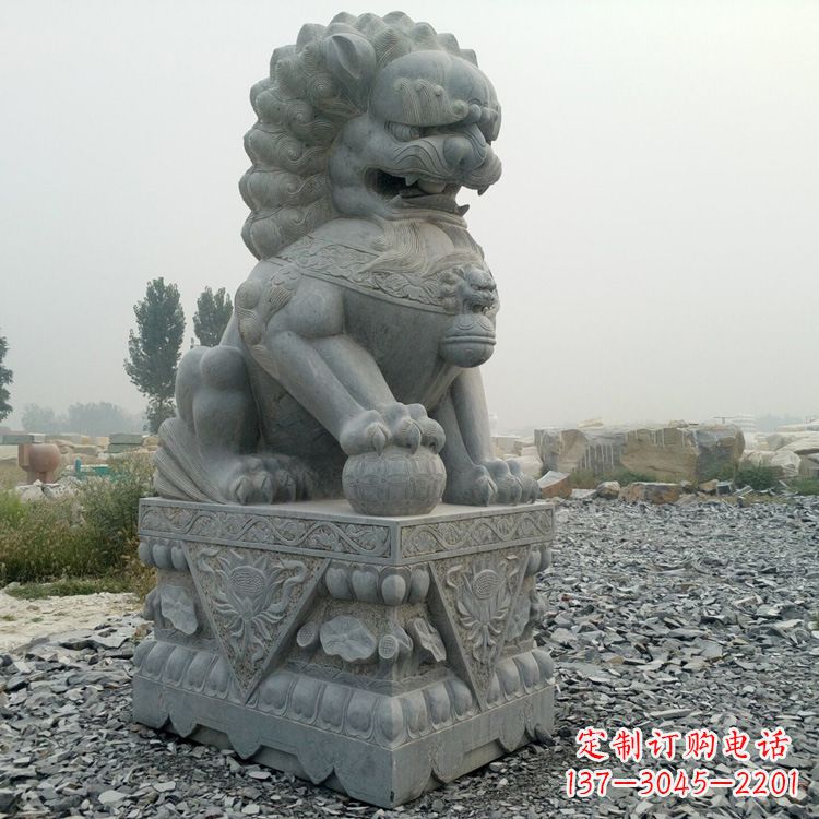 福建青石北京狮子雕塑