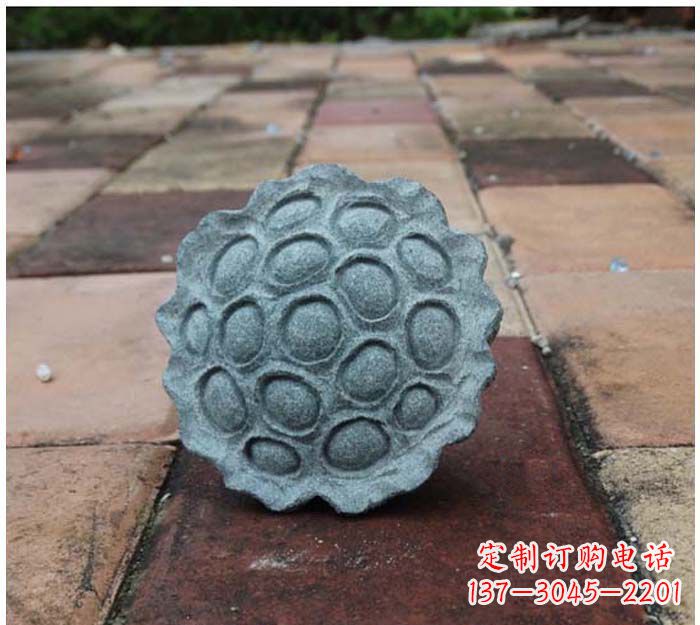 福建青石莲蓬公园景观雕塑,给城市添彩