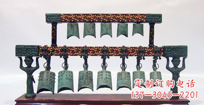 福建青铜编钟古代乐器雕塑