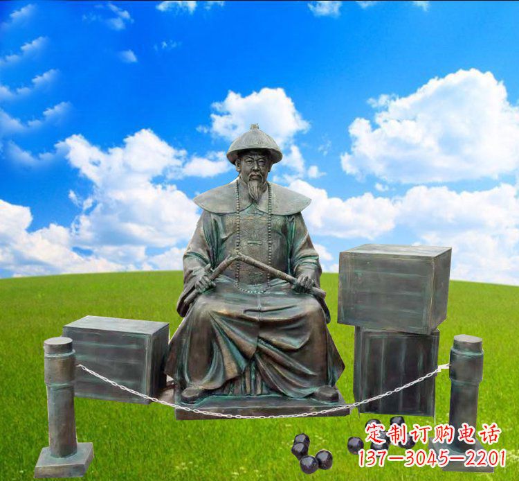 福建青铜雕刻的传奇——林则徐铜雕
