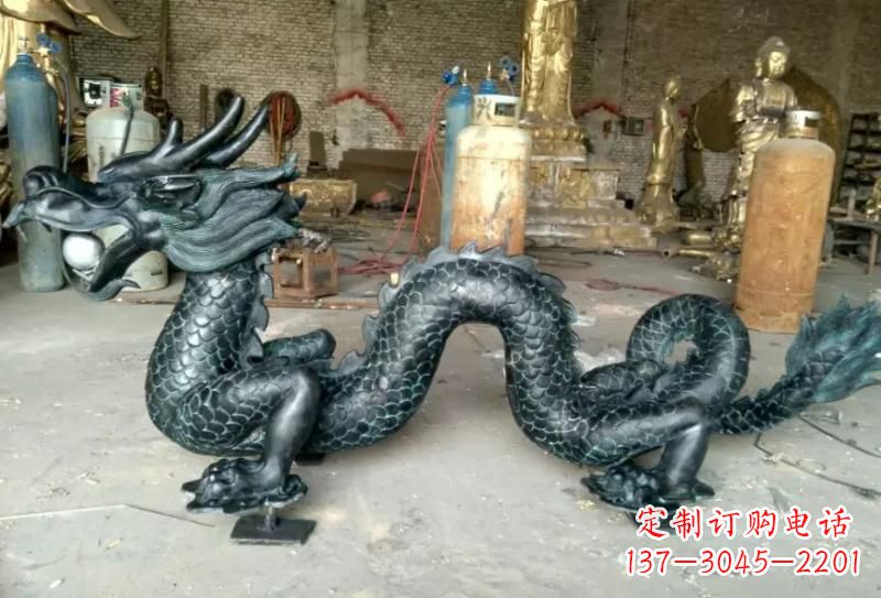 福建青铜龙戏珠专业装饰艺术雕塑