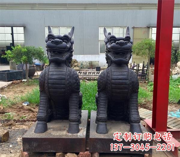 福建青铜麒麟雕塑222