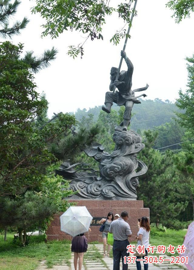 福建佛教中的传奇:青铜孙悟空雕塑