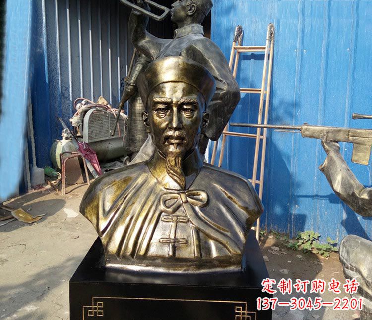 福建经典英雄,林则徐铜雕