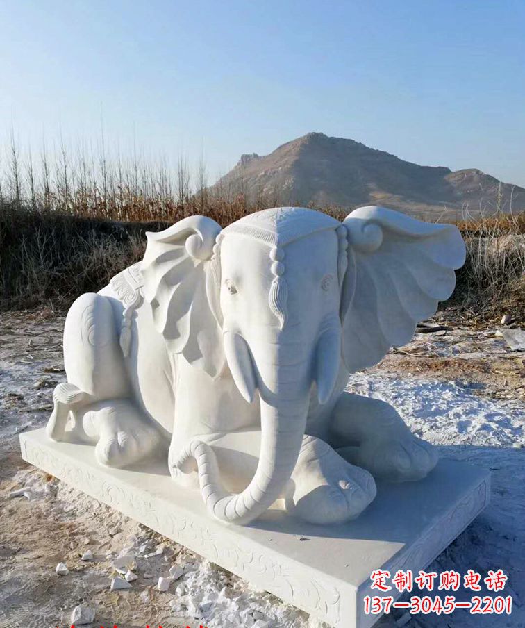 福建追忆历史,清明上坟大象石雕
