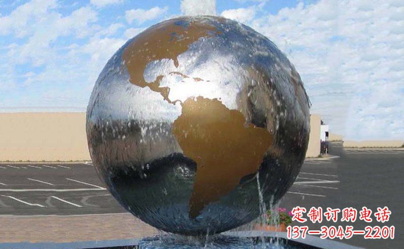 福建精细不锈钢地球雕塑,让您的家居更有文艺范