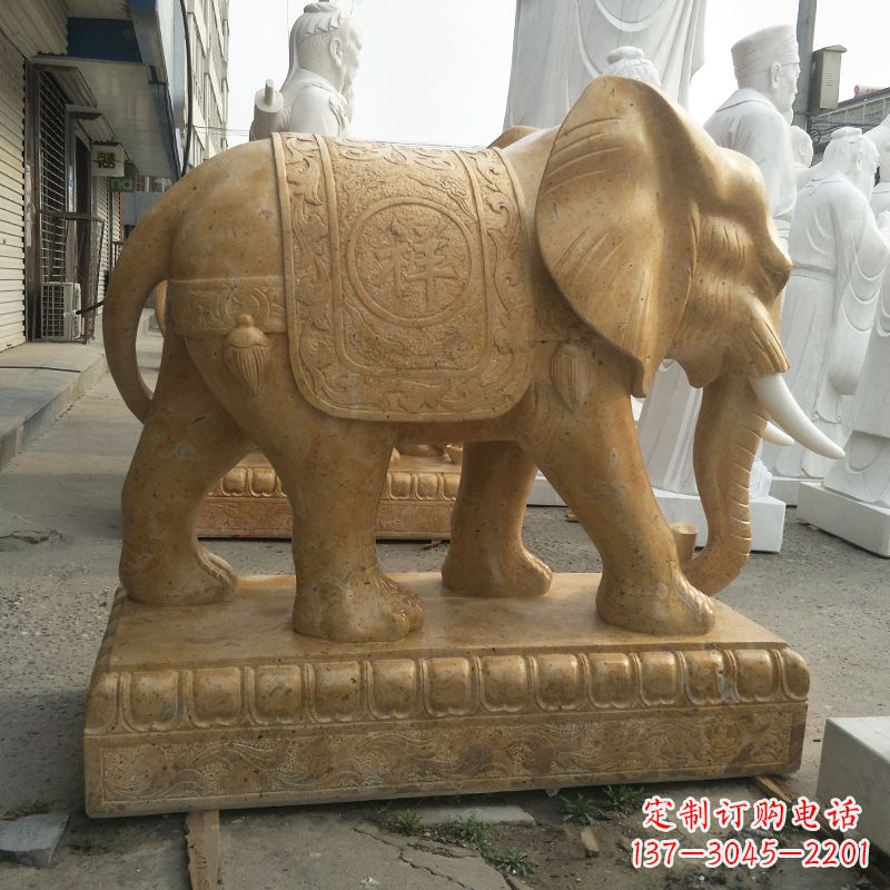 福建中领雕塑定制精美大象雕塑