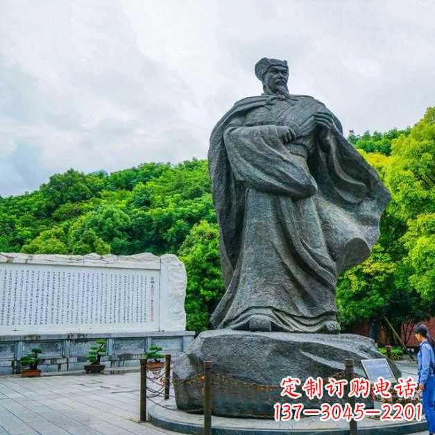 福建汇聚历史荣光——中领雕塑诸葛亮雕塑