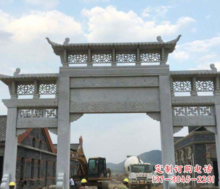 福建牌坊大理石石雕:显露美丽的古典风情