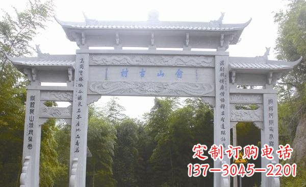 福建让精美的牌坊雕塑为您打造精美环境