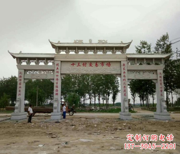 福建精美石牌坊雕塑,令你惊艳无比