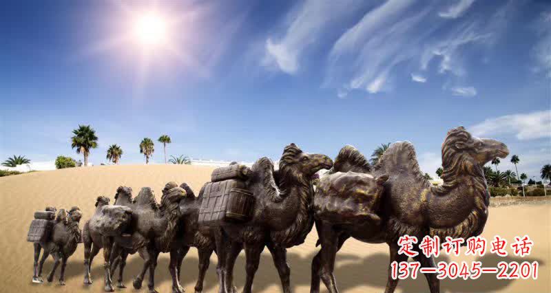 福建中领雕塑沙漠骆驼铜雕制作工艺与定制标准