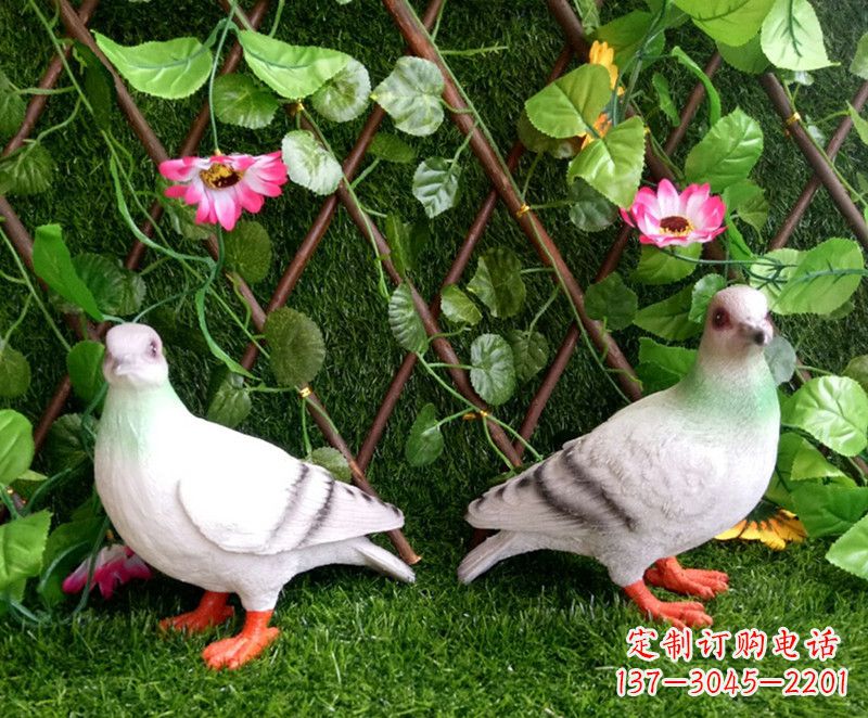 福建传递和平的鸽子雕塑