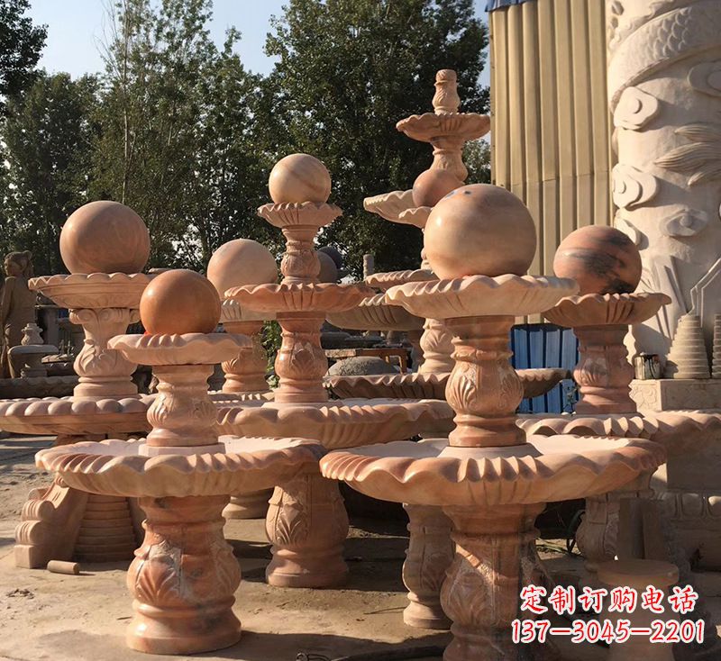 福建精致而优雅的深圳风水球雕塑