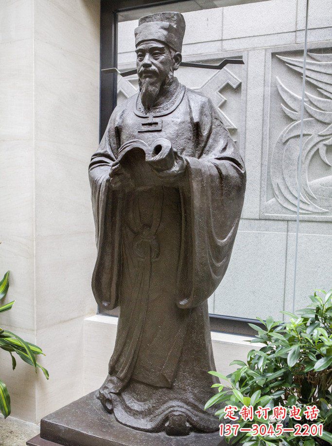 福建精美沈括古代人物铜雕
