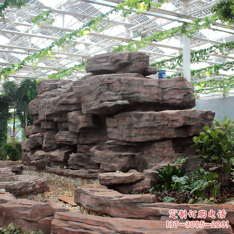 福建风格独特的假山雕塑,打造精美生态园庭院