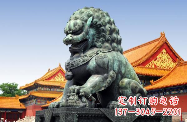 福建贵族气派,古典青铜狮子雕塑