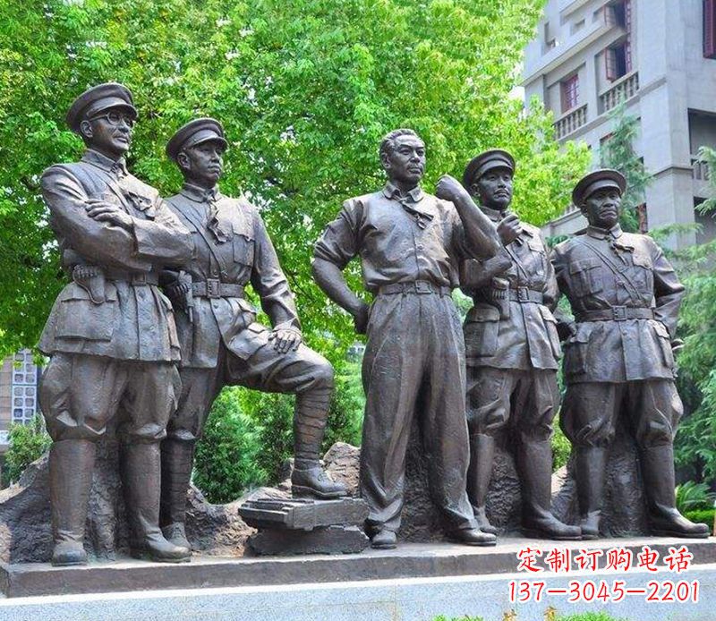 福建名人元帅铜雕,让你永久记住他们