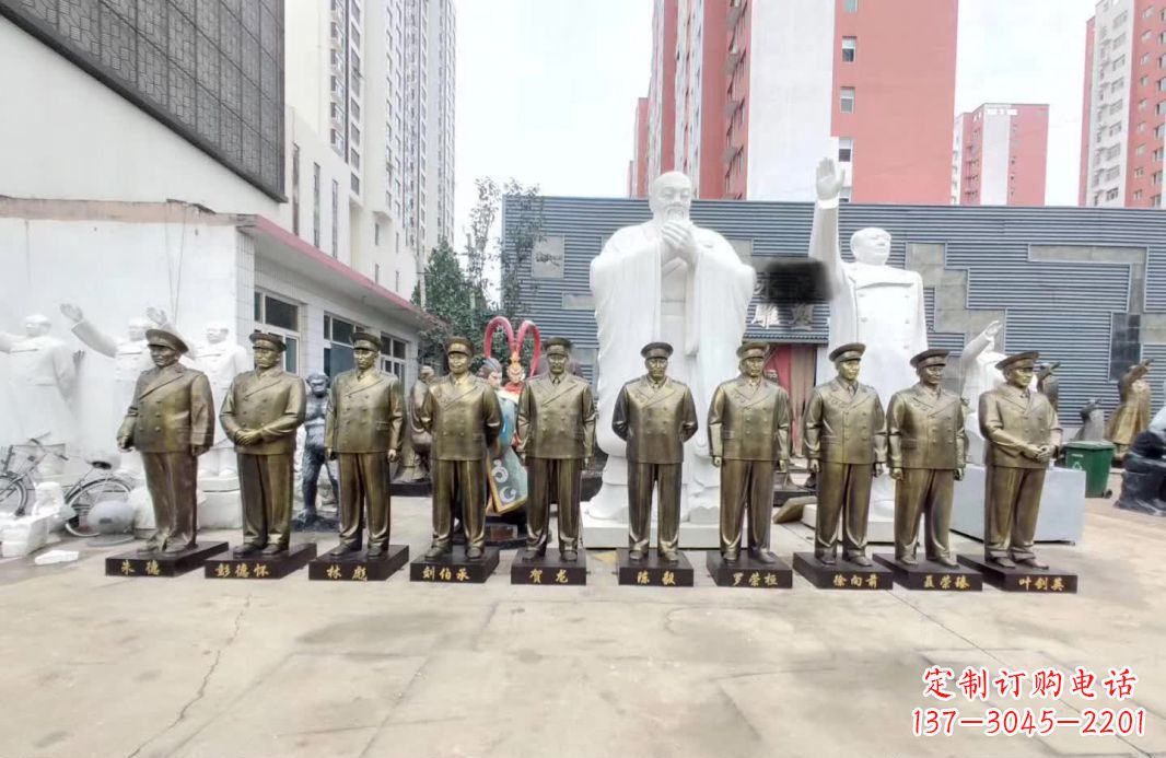 福建英勇战士铜雕,荣耀永载史册
