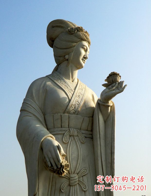 福建中领雕塑推出的古典美人雕塑,是一个古典美…