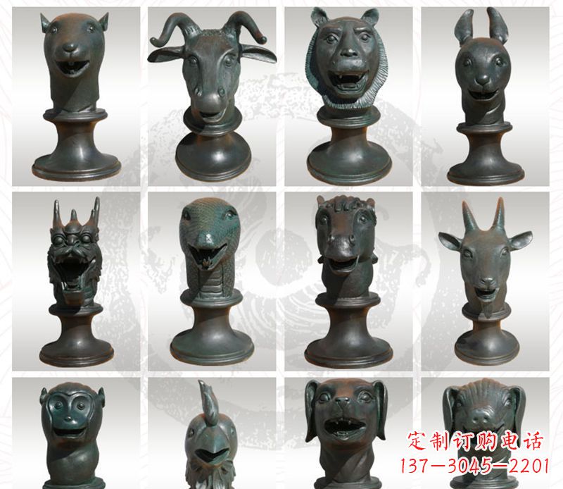 福建限量版十二生肖铜雕塑