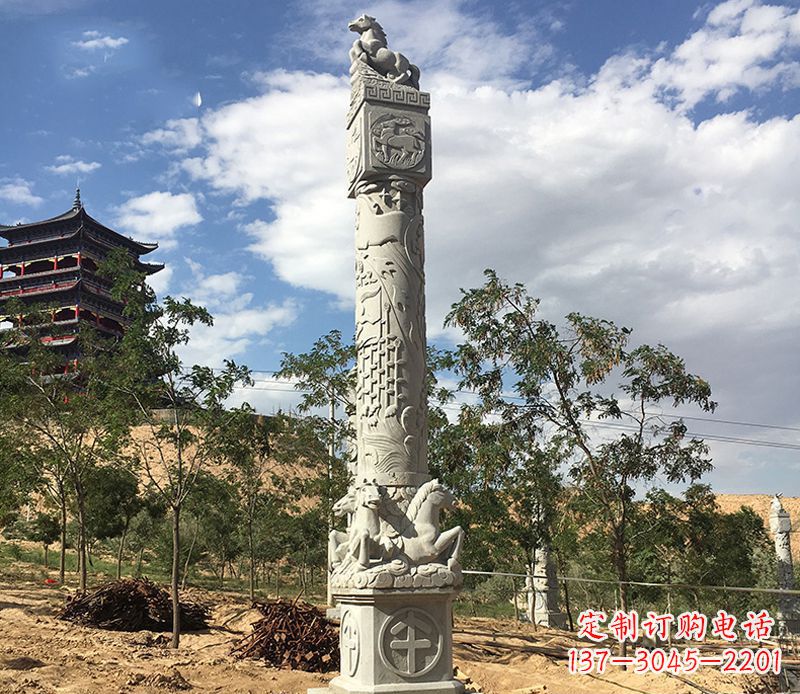 福建十二生肖午马柱石雕,深刻铭刻你的特殊瞬间