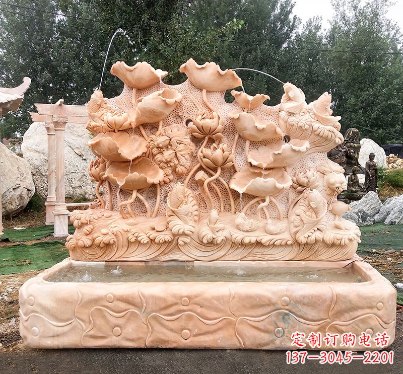 福建汇聚自然艺术的石材喷泉雕塑