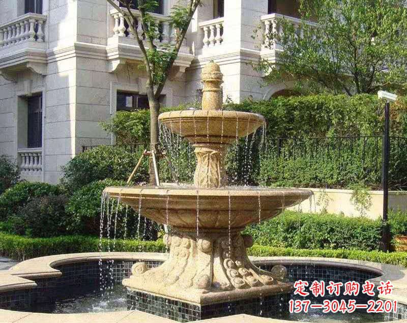 福建美轮美奂的喷泉雕塑