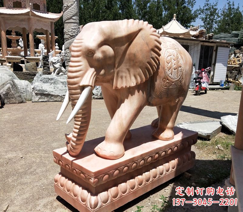 福建精美大象櫈,领雕工艺独特