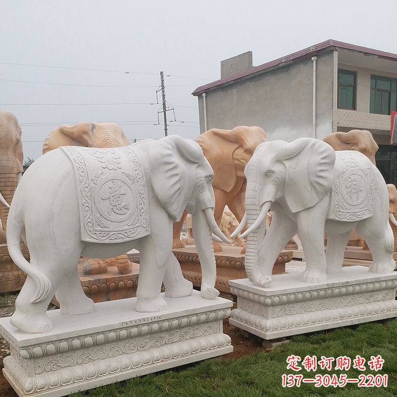 福建精美大象雕塑,让你镇宅更加靓丽