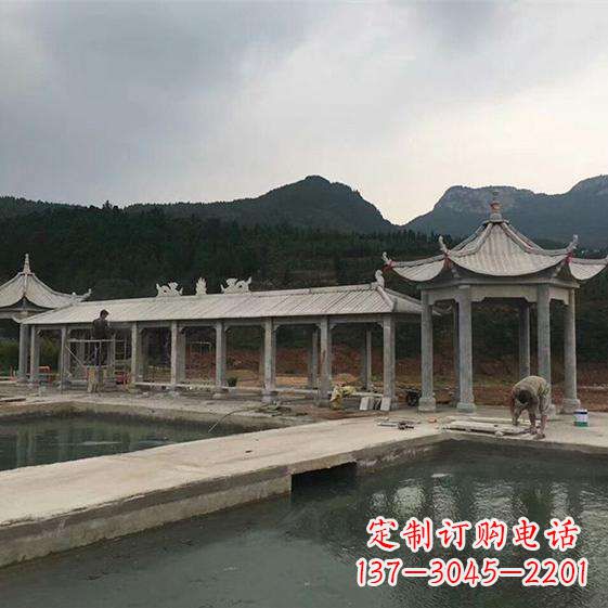 福建多功能石雕长廊雕塑