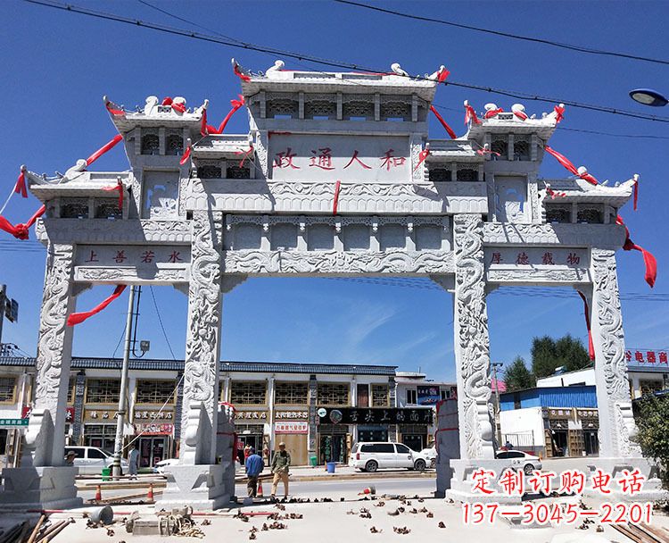 福建精美石牌坊雕塑——为您的家园增添独特的韵味