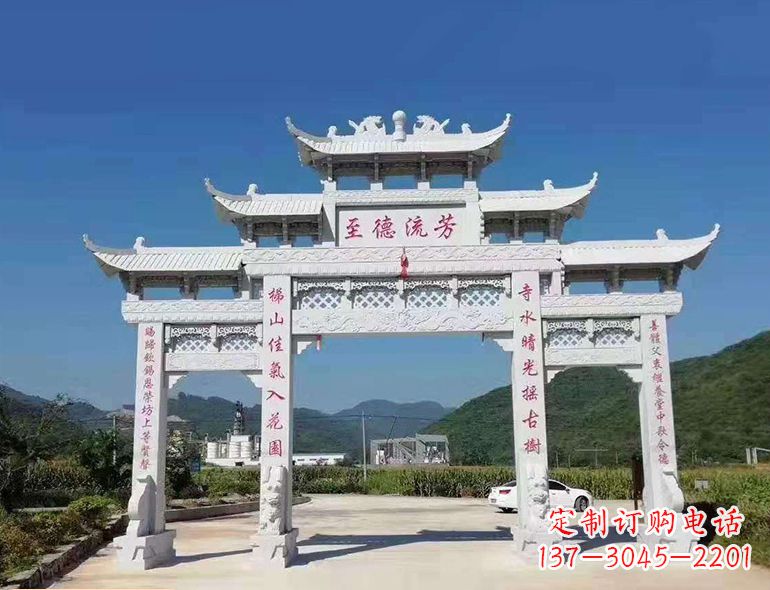 福建石雕雕塑牌坊
