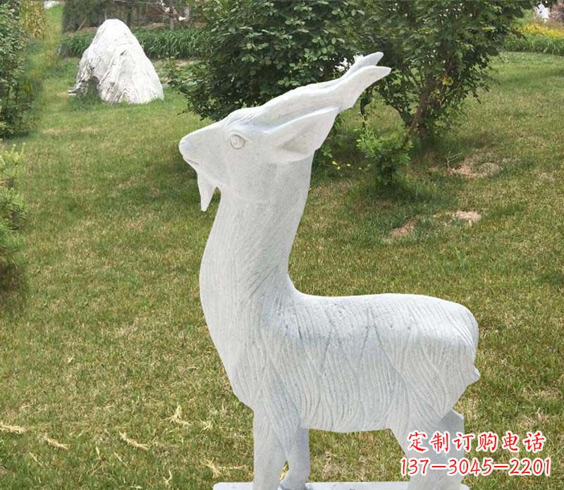 福建中领雕塑角度石雕动物羊雕塑