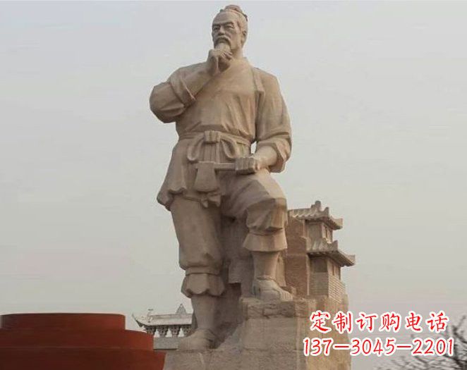 福建重拾古代风采,中领雕塑打造高贵的鲁班雕塑