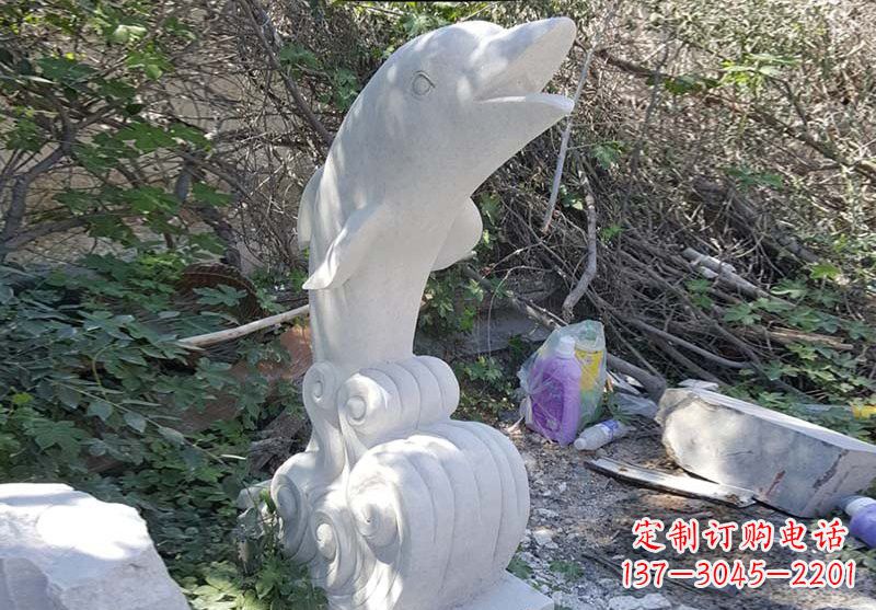 福建海豚雕塑:悠闲无比的精灵