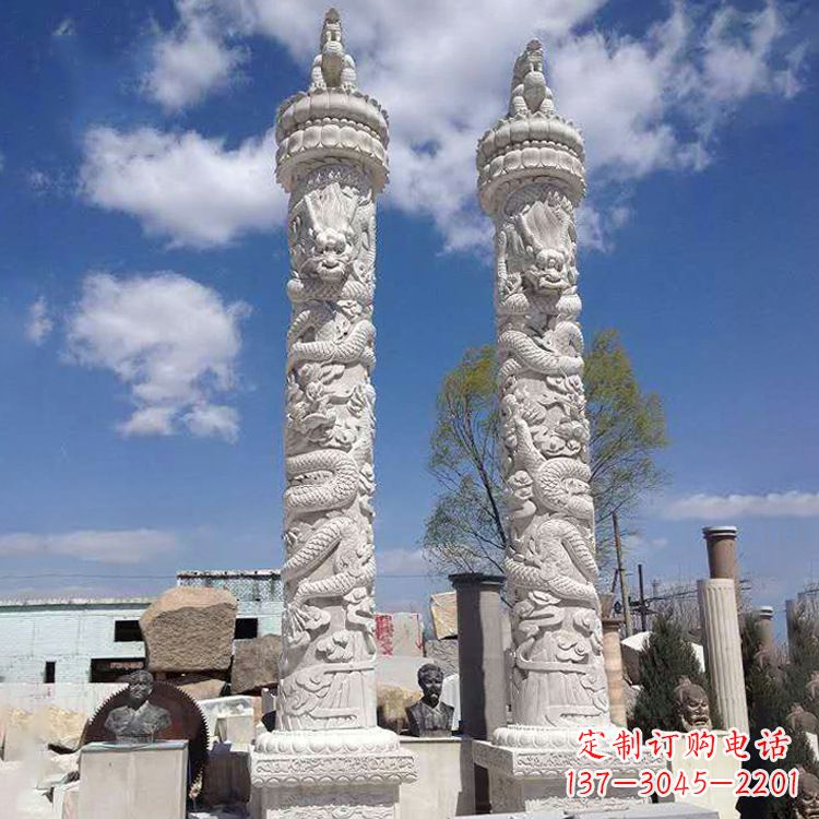 福建精美华表雕塑,灵动展现艺术之美