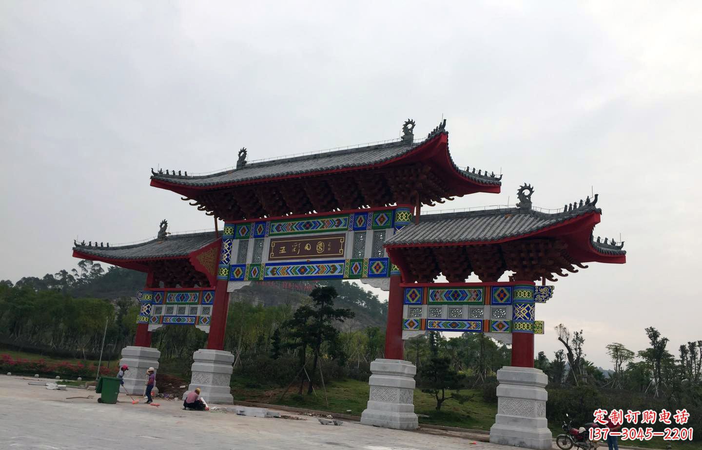 福建优质定制石雕牌坊雕塑