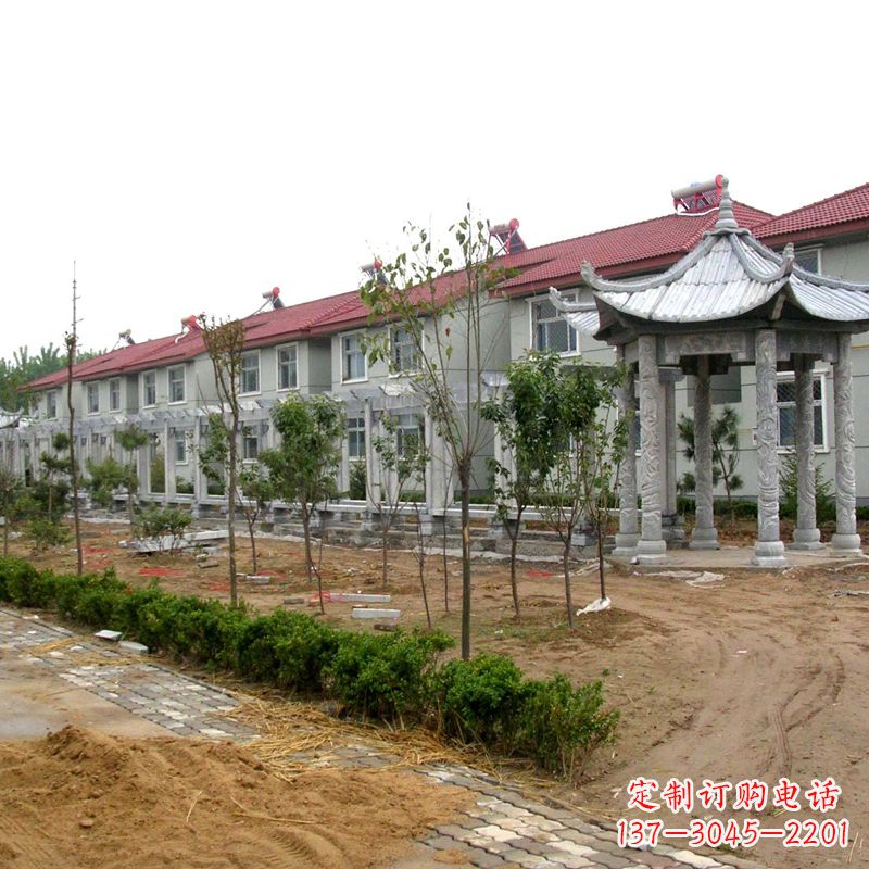 福建中领雕塑打造精美凉亭雕塑